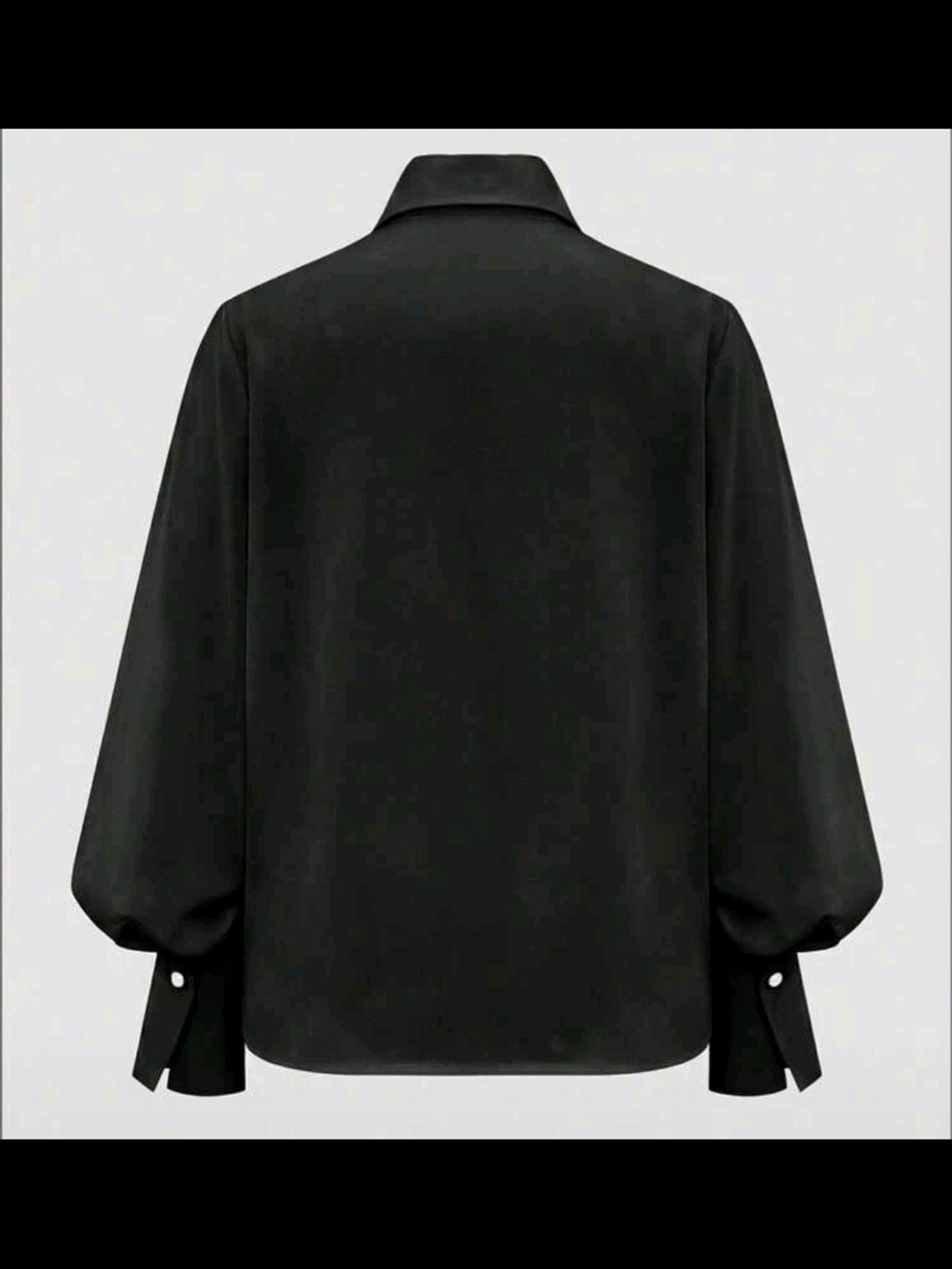 🕯️ Victorian Silky Bishop Sleeve Blouse 🕯️MULTIPLE SIZES BRAND NEW NO TAGS - Picture 6 of 6